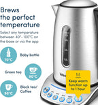 Alexa Smart Kettle Temperature Control 1.7L Stainless Steel
