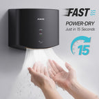 Alke Air Wiper Compact Hand Dryer for Bathrooms