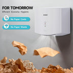Alke Air Wiper Compact Hand Dryer for Bathrooms