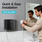 Alke Air Wiper Compact Hand Dryer for Bathrooms