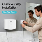 Alke Air Wiper Compact Hand Dryer for Bathrooms