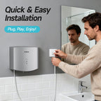 Alke Air Wiper Compact Hand Dryer for Bathrooms