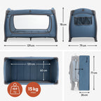 All-In-One Travel Cot Newborn Set Play N Relax