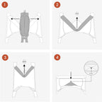 All-In-One Travel Cot Newborn Set Play N Relax