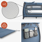 All-In-One Travel Cot Newborn Set Play N Relax