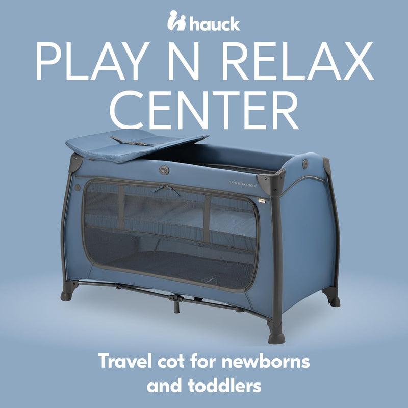 All-In-One Travel Cot Newborn Set Play N Relax