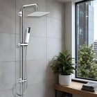 All Metai Rainfall Shower Head with 4 Modes Handheld Shower Head