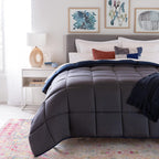 All-Season Down Alternative Quilted Comforter Corner Duvet Tabs