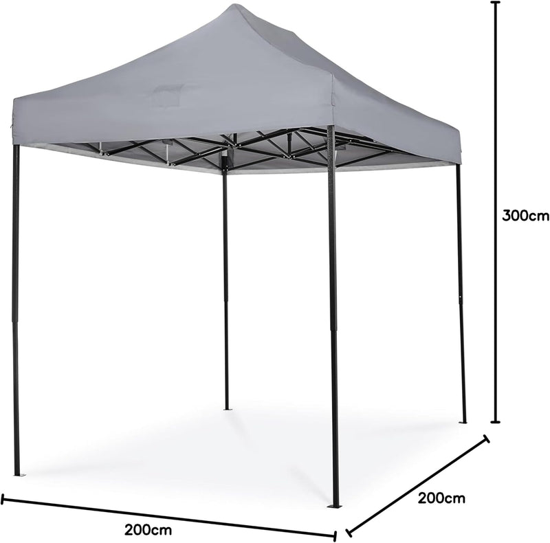 3x2m Heavy Duty Fully Waterproof Pop Up Gazebo