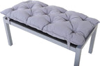 Aluminium Bench with Polywood Surface and Cushion 100