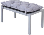 Aluminium Bench with Polywood Surface and Cushion 100