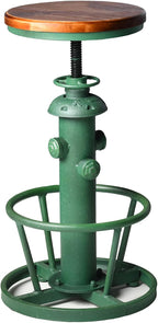 American Antique Industrial Round Bottom Adjustable Height Cafe