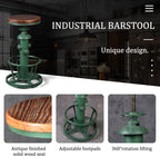 American Antique Industrial Round Bottom Adjustable Height Cafe