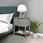 Ameriwood Franklin Accent Table with 2 Drawers MDF