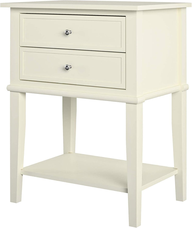 Ameriwood Franklin Accent Table with 2 Drawers MDF