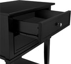 Ameriwood Franklin Accent Table with 2 Drawers MDF