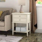Ameriwood Franklin Accent Table with 2 Drawers MDF