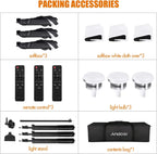 Softbox Lighting Kit 2800K-5700K 85W Bi-Colour Temperature LED