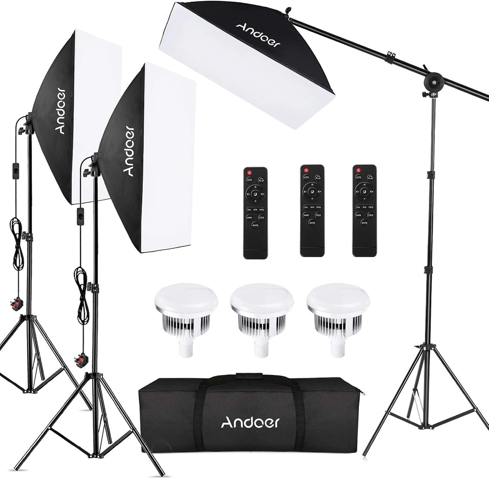 Softbox Lighting Kit 2800K-5700K 85W Bi-Colour Temperature LED