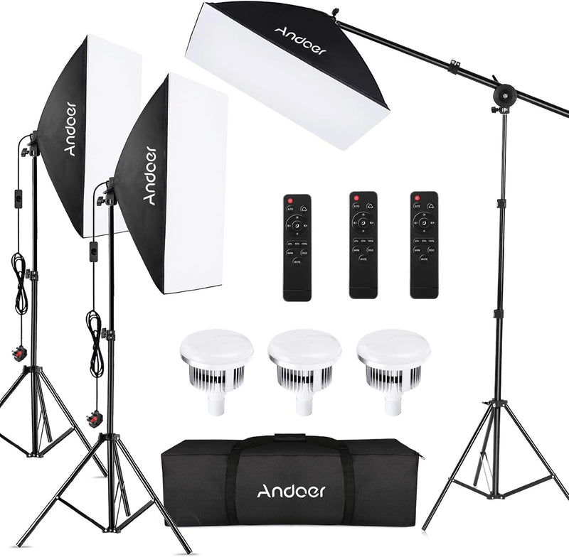Softbox Lighting Kit 2800K-5700K 85W Bi-Colour Temperature LED