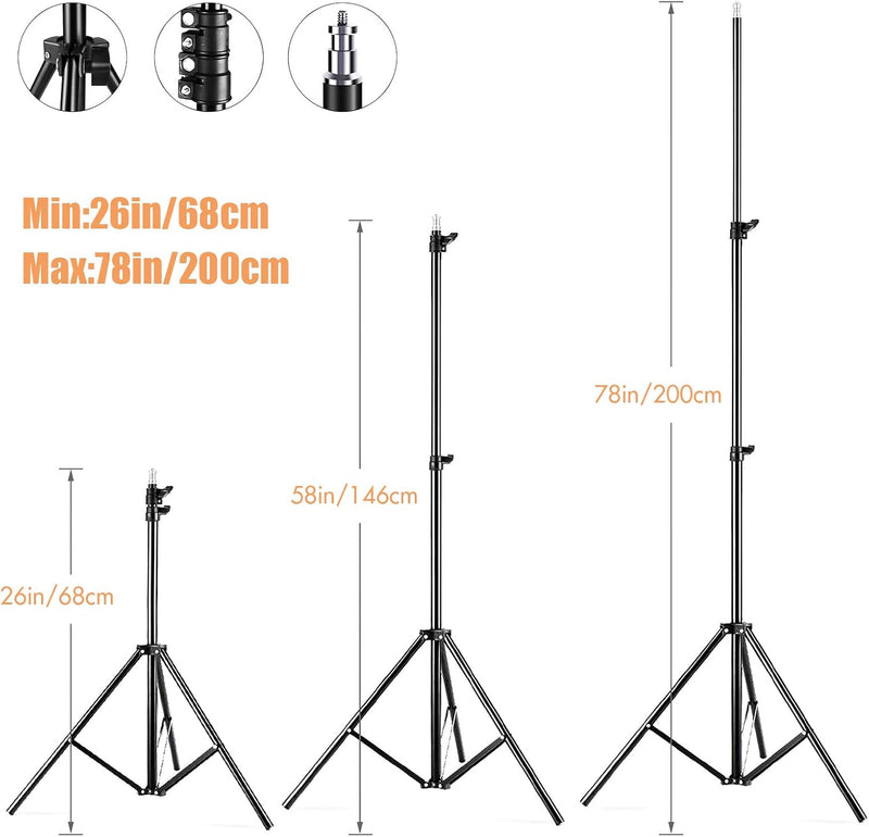 Softbox Lighting Kit 2800K-5700K 85W Bi-Colour Temperature LED