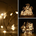 Ansio Fairy Lights Battery Operated 100 LED Copper