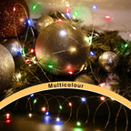 Ansio Fairy Lights Battery Operated 100 LED Copper