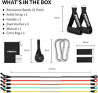 Anti-Break Resistance Bands Set Exercise for Men Women