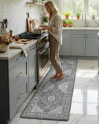 Kitchen Floor Mat Faded Vintage Anti Fatigue