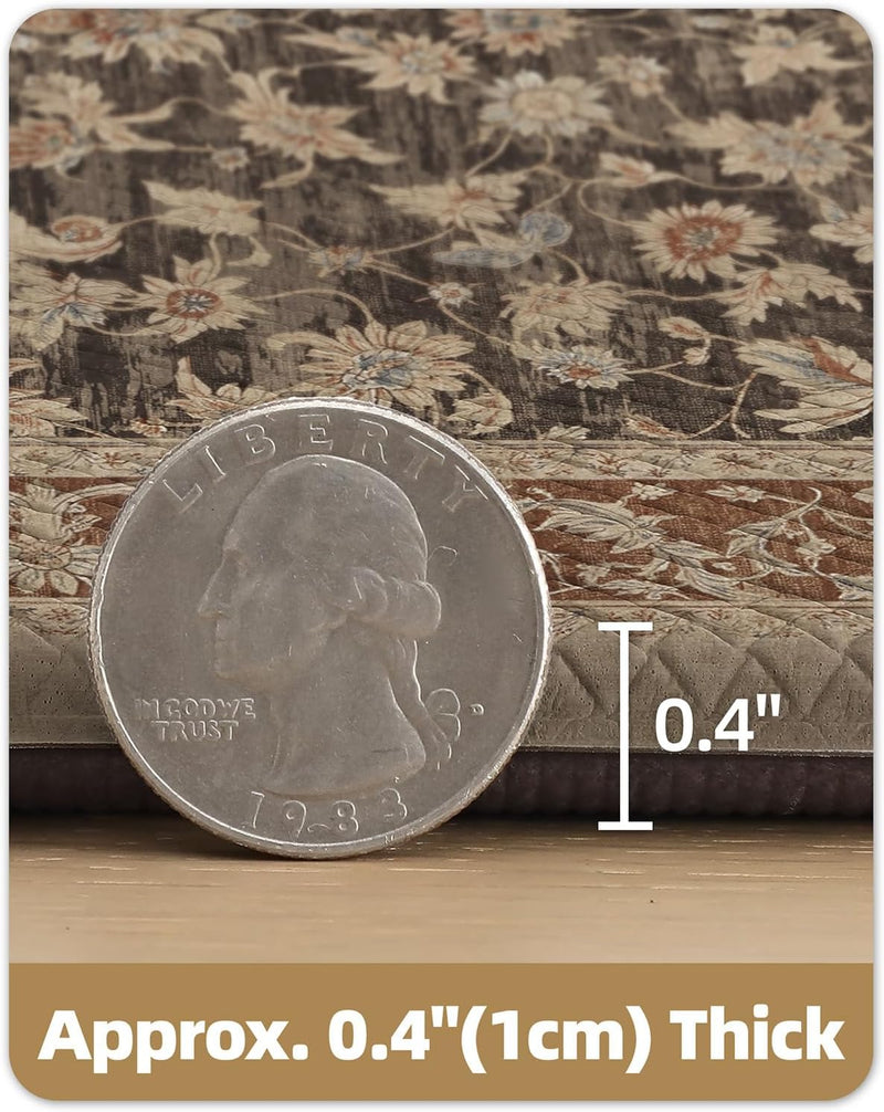 Kitchen Floor Mat Faded Vintage Anti Fatigue