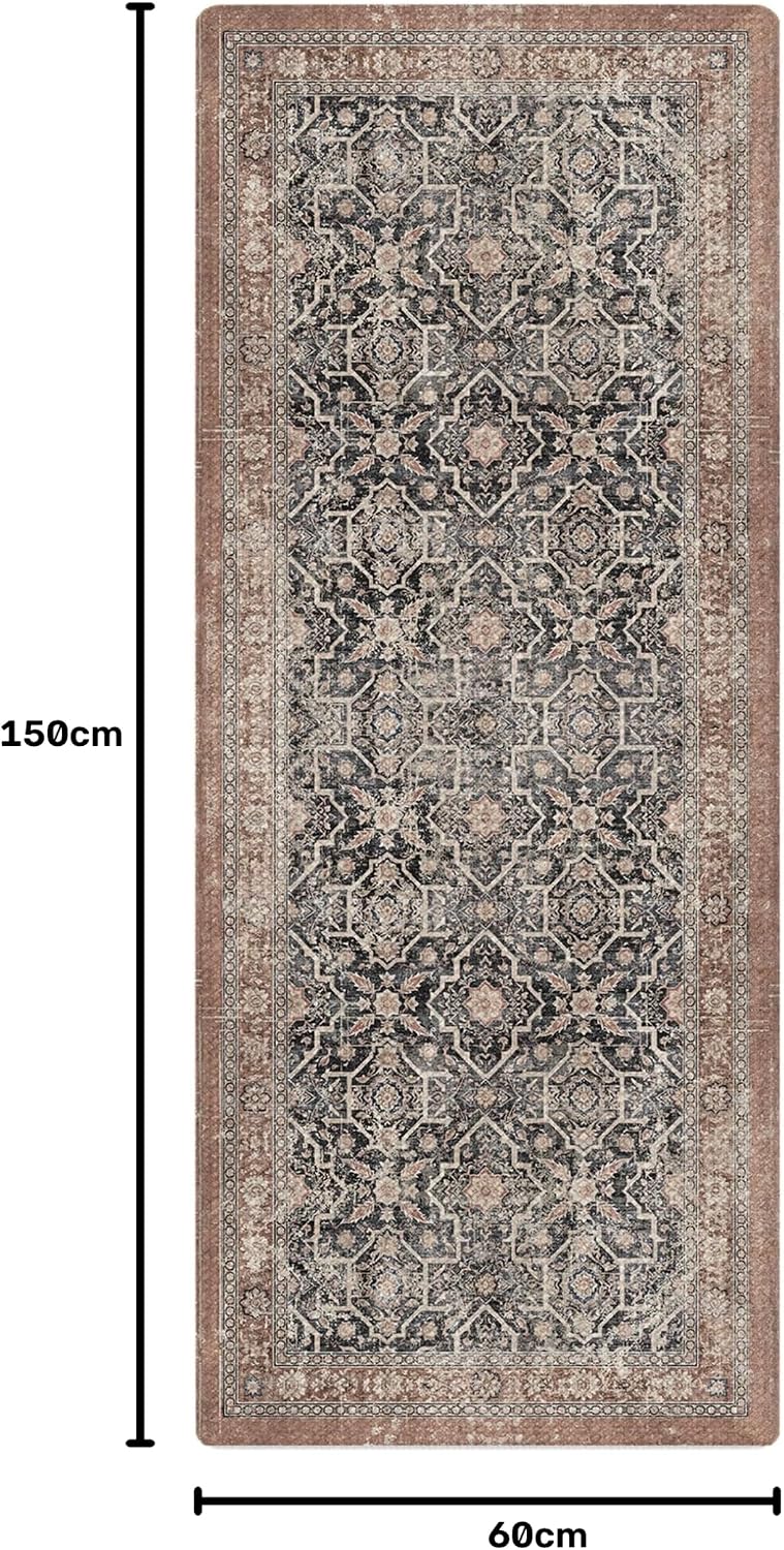 Kitchen Floor Mat Faded Vintage Anti Fatigue