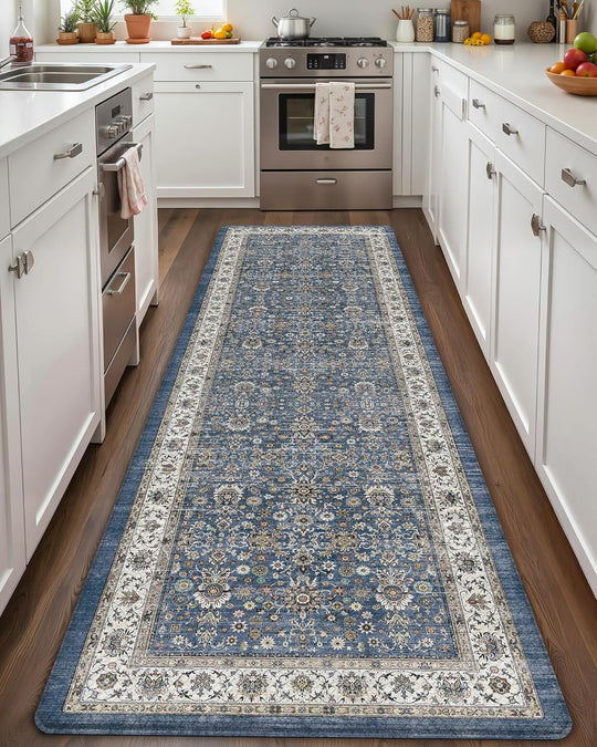 Kitchen Floor Mat Faded Vintage Anti Fatigue