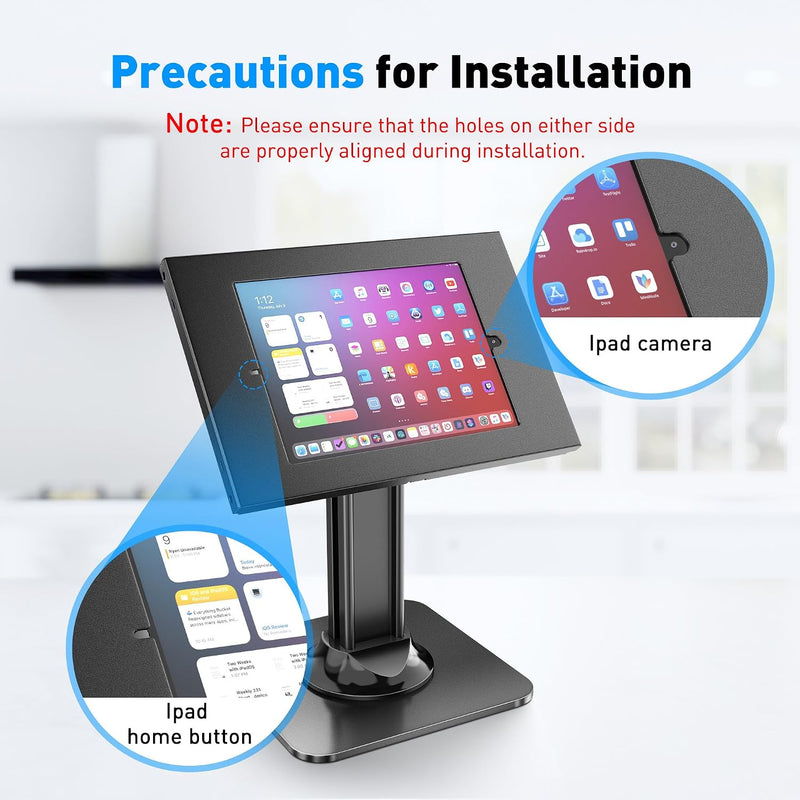 Anti-Theft Ipad Kiosk Stand Pos Ipads Security Mount