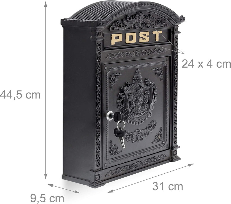Antique-Looking Letter Box 44.5 X 31 X 9.5CM