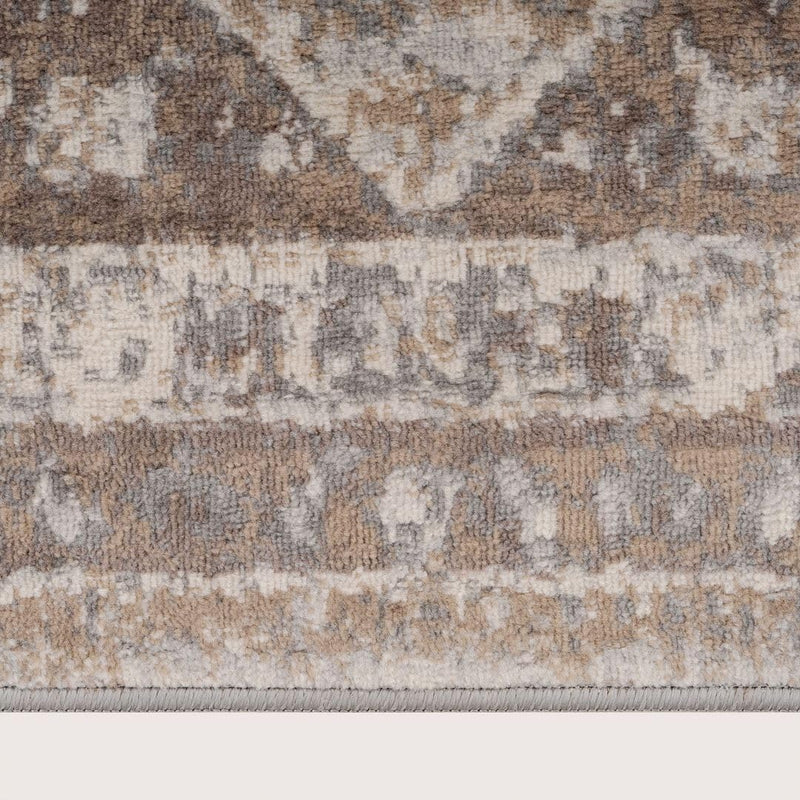 Antique Warm Neutral Greige Living Room Area Rug