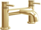 Apres Bath Filler Tap Brushed Brass Finish Deck
