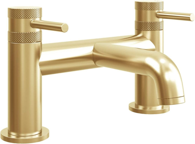 Apres Bath Filler Tap Brushed Brass Finish Deck