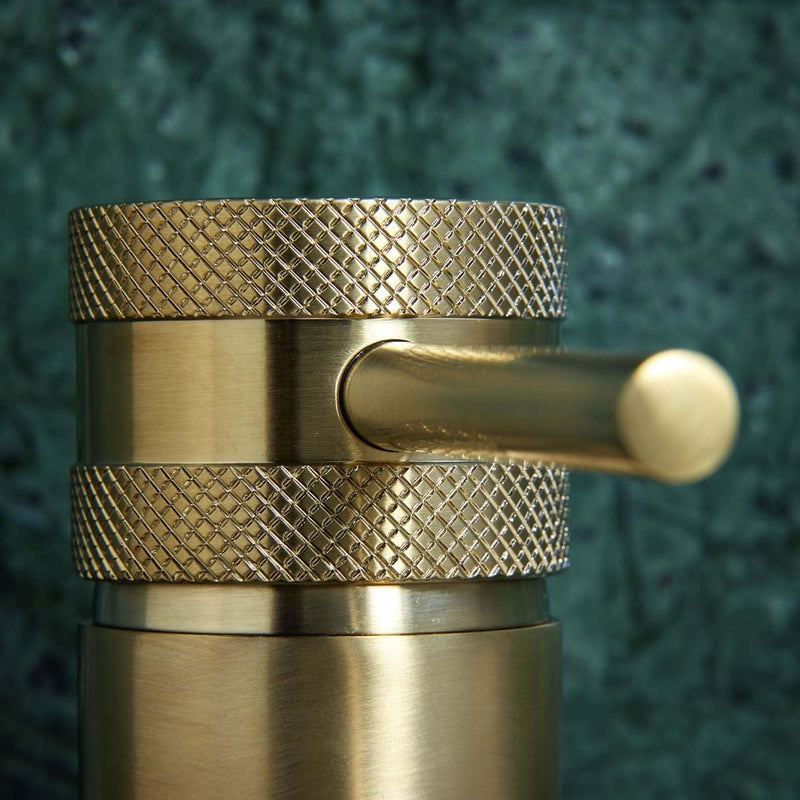 Apres Brushed Brass Tall Basin Mixer Bathroom Sink