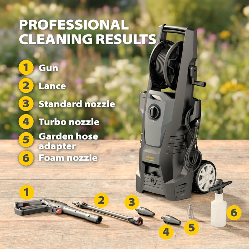 Aquastorm Compact Pressure Washer for Effortless Cleaning