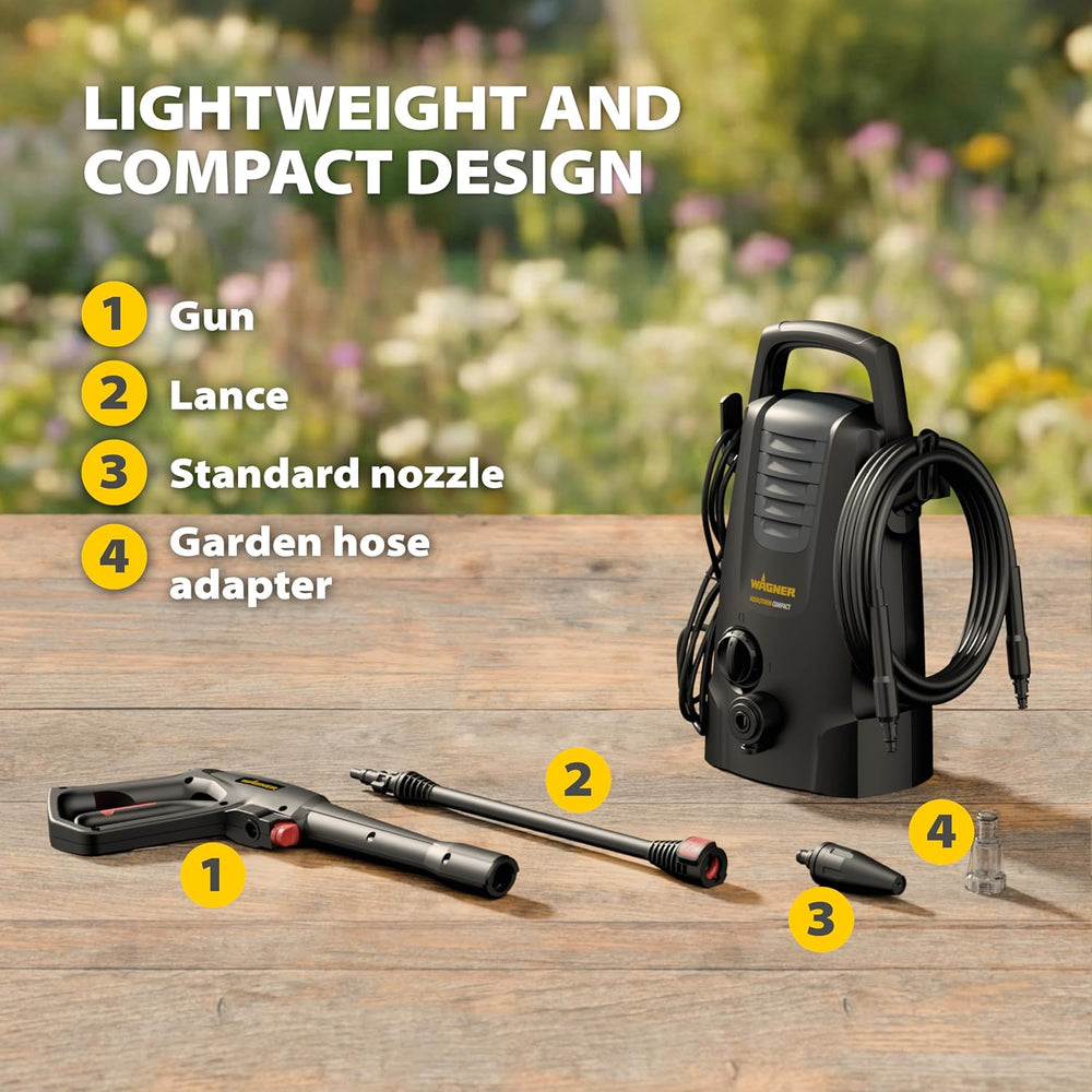 Aquastorm Compact Pressure Washer for Effortless Cleaning