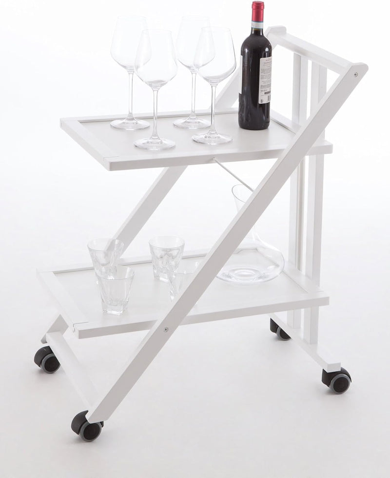 Ar_it- 575 Simpaty Serving Trolley Finishing Cherry Wood