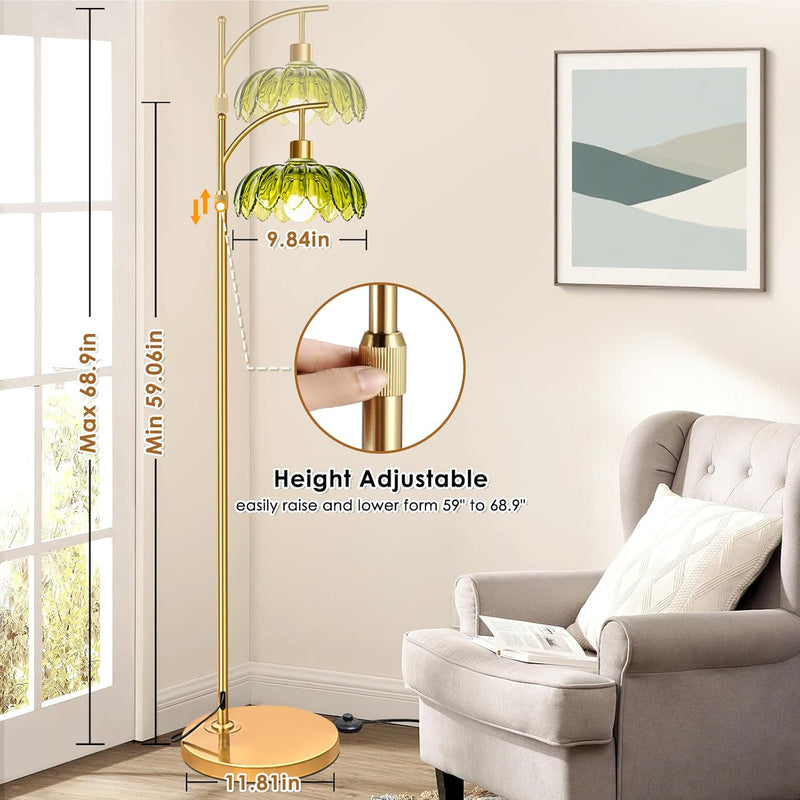 Arc Floor Lamp for Bedroom Living Room Office