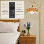Arc Floor Lamp for Bedroom Living Room Office