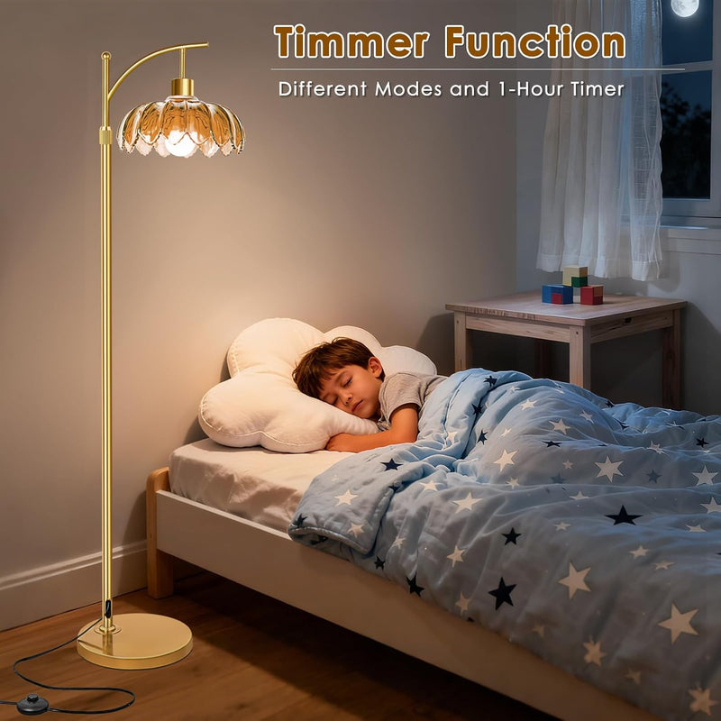 Arc Floor Lamp for Bedroom Living Room Office