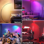 Arc Floor Lamp for Living Room 165CM Modern