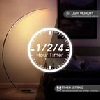 Arc Floor Lamp for Living Room 165CM Modern