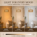 Arc Floor Lamp for Living Room Dimmable Lamps