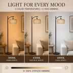Arc Floor Lamp for Living Room Dimmable Lamps