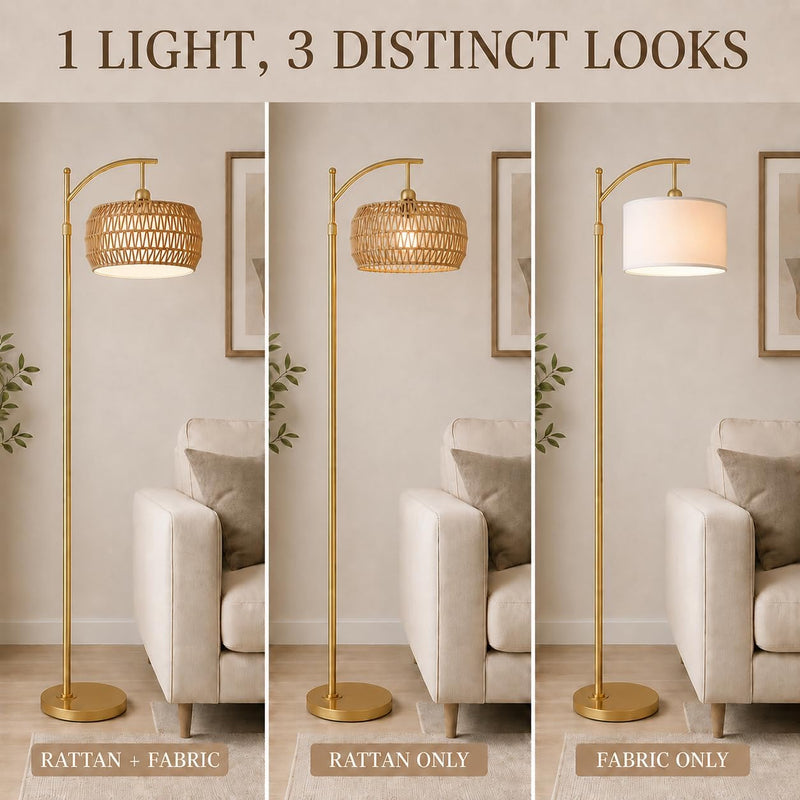 Arc Floor Lamp for Living Room Dimmable Lamps