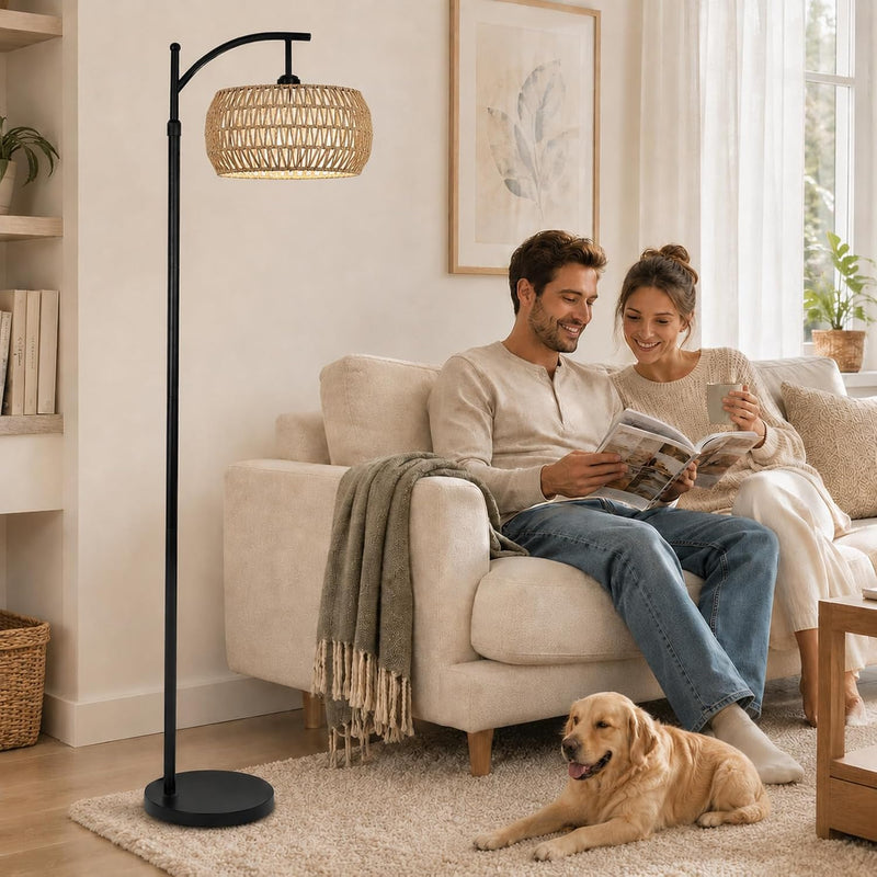 Arc Floor Lamp for Living Room Dimmable Lamps